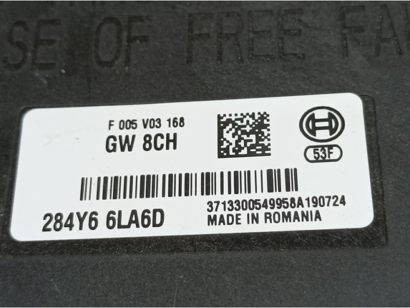 Recambio de modulo electronico para renault clio v experience referencia OEM IAM F005V03168 284Y66LA6D BOSCH