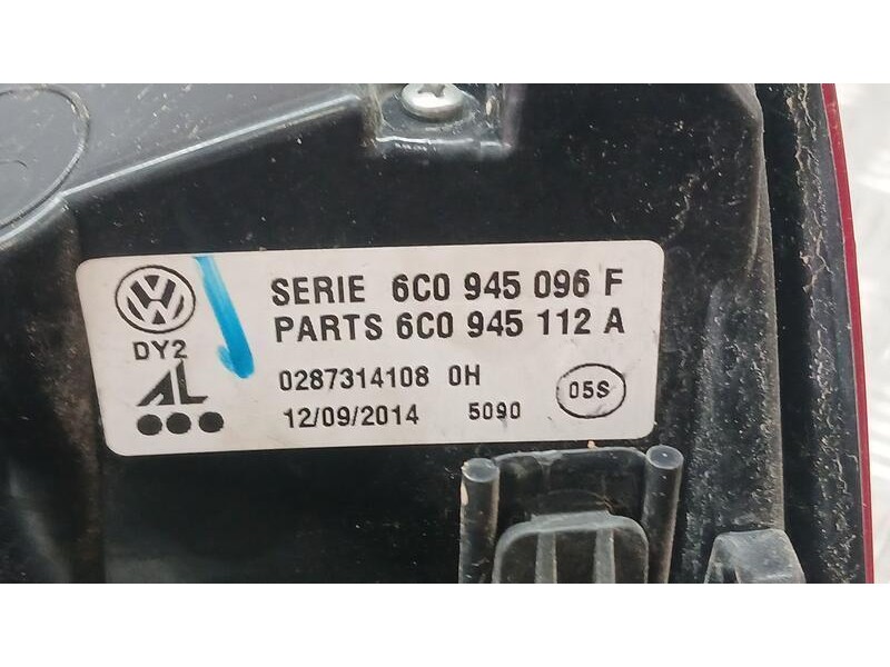 Recambio de piloto trasero derecho para volkswagen polo (6r1) advance referencia OEM IAM 6C0945096F  