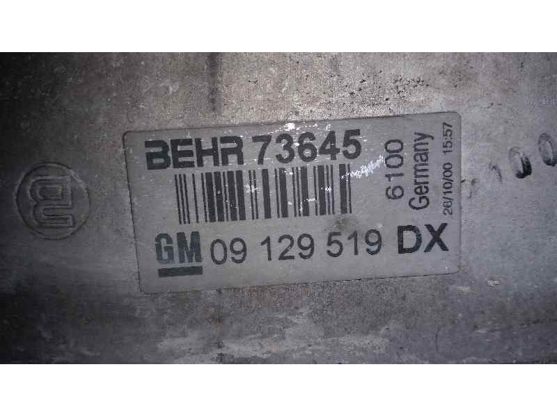 Recambio de intercooler para opel zafira a elegance referencia OEM IAM 73645 09129519DX BEHR