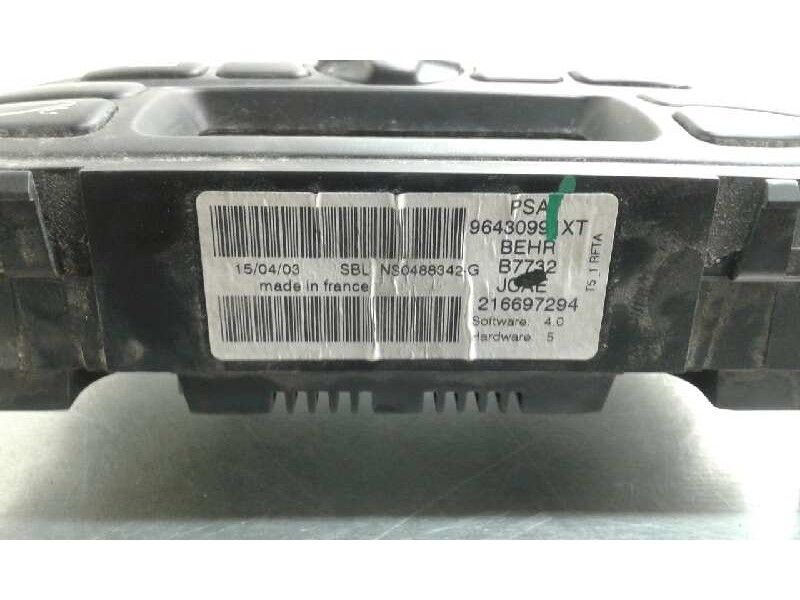 Recambio de mando climatizador para peugeot 307 break / sw (s1) 2.0 hdi fap cat referencia OEM IAM 9140010305 830100171F06 GKR
