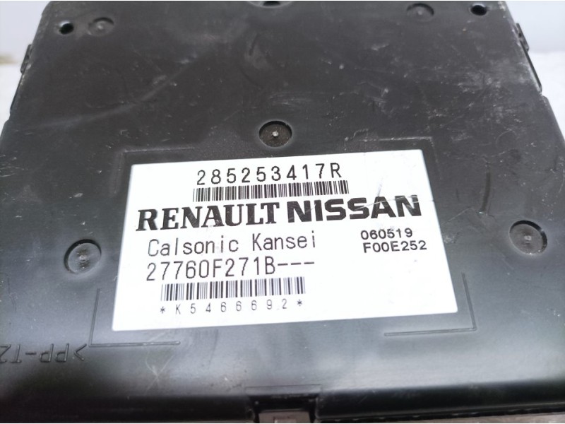 Recambio de modulo electronico para renault clio v experience referencia OEM IAM 285253417R 27760F271B CALSONIC KANSEI
