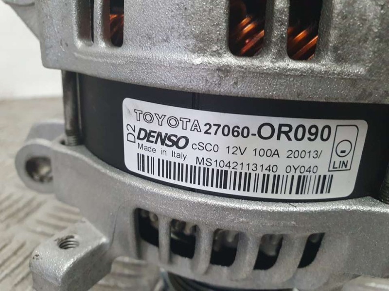 Recambio de alternador para toyota auris active referencia OEM IAM 27060OR090 MS1042113140 DENSO