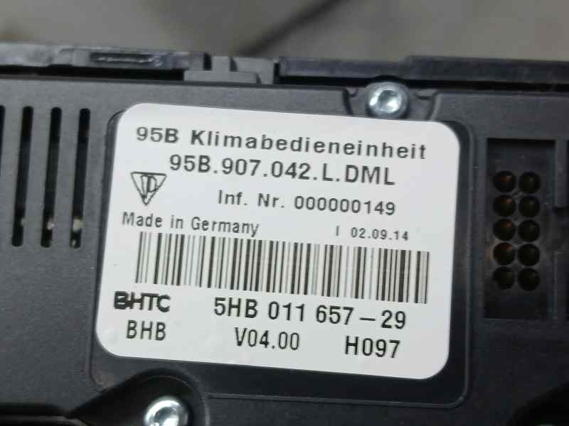 Recambio de mando climatizador para porsche macan (typ ) s diesel referencia OEM IAM 95B907040J 5HB011651 BHTC