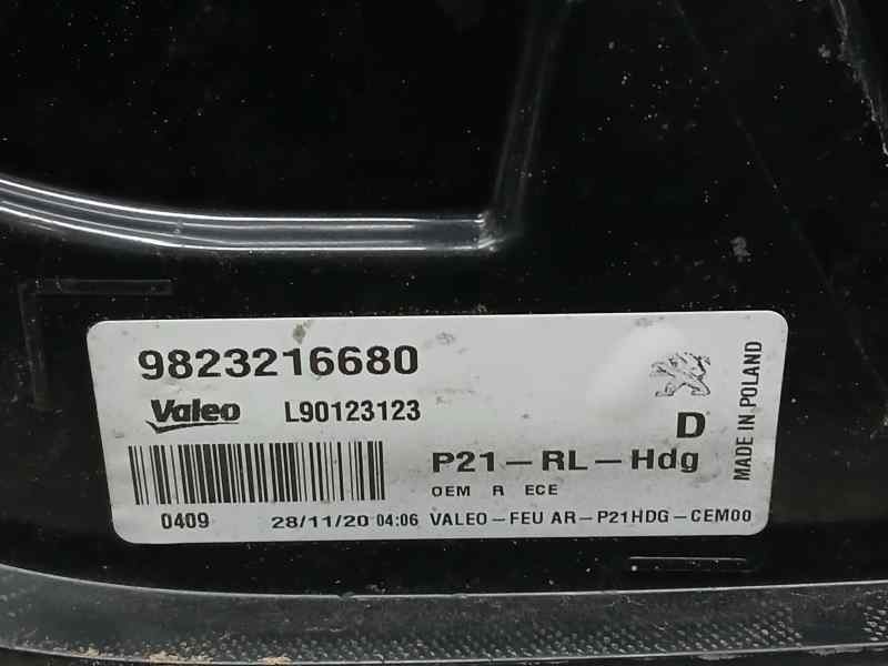 Recambio de piloto trasero derecho para peugeot 208 (p2) allure referencia OEM IAM 9823216680 L90123123 LED VALEO