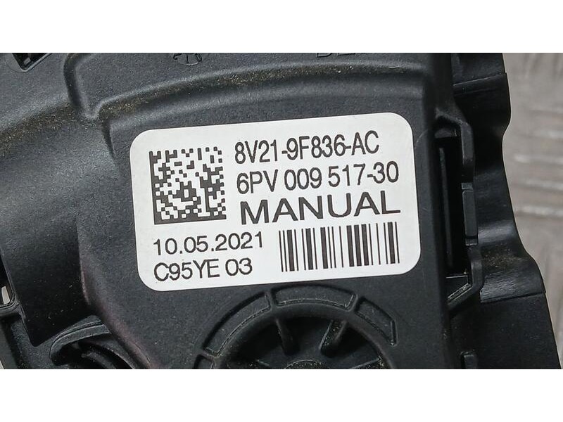 Recambio de potenciometro pedal para ford tourneo courier (c4a) trend referencia OEM IAM 8V219F836AC  6PV00951730