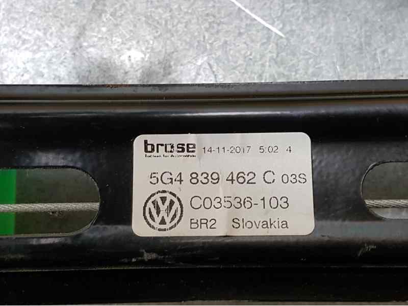 Recambio de elevalunas trasero derecho para volkswagen golf vii lim. (bq1) advance referencia OEM IAM 5G4839462C C03536103 ELECT