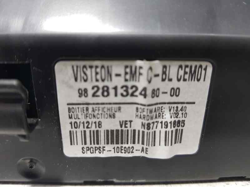 Recambio de pantalla multifuncion para peugeot expert furgón pro standard referencia OEM IAM 9828132480  
