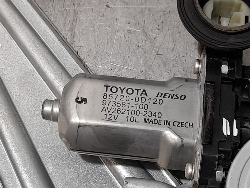 Recambio de elevalunas trasero derecho para toyota corolla (e15) active referencia OEM IAM 6980312180  ELECTRICO 6 PINES
