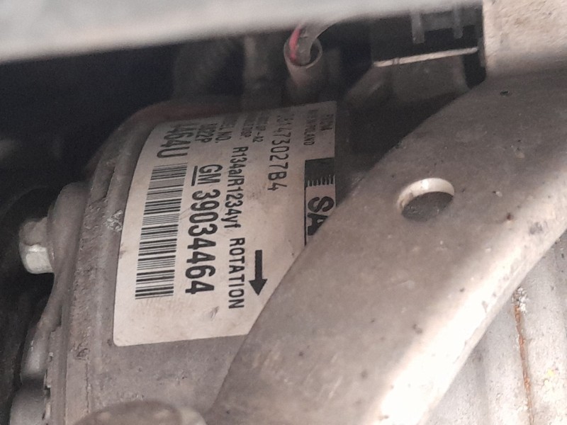 Recambio de compresor aire acondicionado para opel astra k sports tourer (b16) 1.6 cdti (35) referencia OEM IAM 39034464  