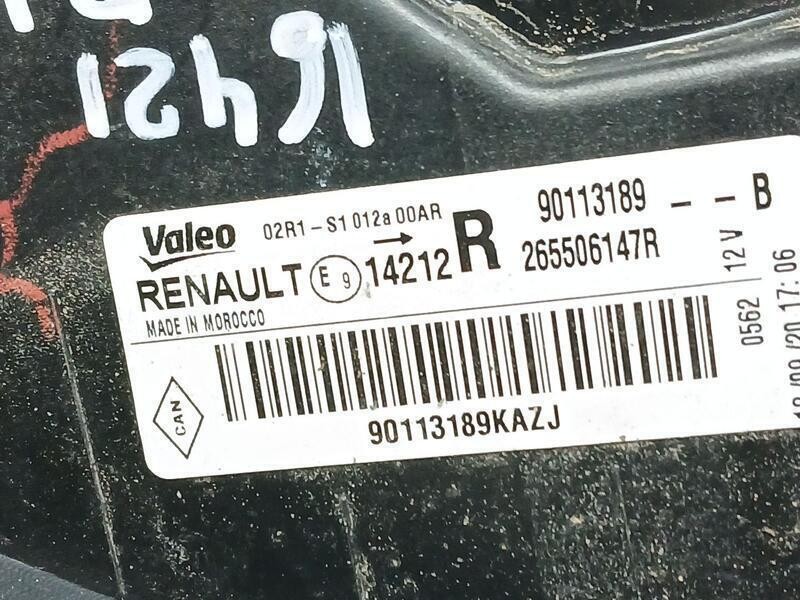 Recambio de piloto trasero derecho para dacia sandero stepway essential referencia OEM IAM 265506147R 90113189 VALEO ROZADO