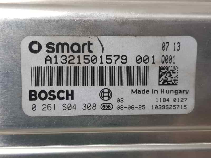 Recambio de centralita inyeccion para smart coupe fortwo coupe (52kw) referencia OEM IAM A1321501579 0261S04308 BOSCH