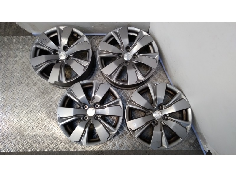 Recambio de juego llantas aluminio para peugeot 2008 (--.2013) style referencia OEM IAM 6.5X16 4 TORN ET20 ALUMINIO 
