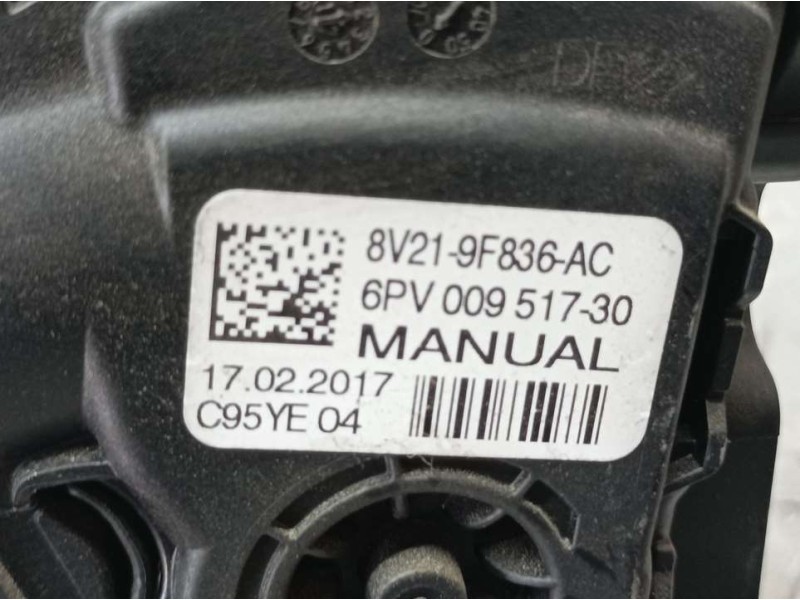 Recambio de potenciometro pedal para ford fiesta (ccn) trend referencia OEM IAM 8V219F836AC 6PV009581730 