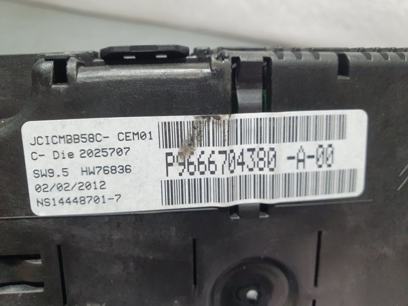 Recambio de cuadro instrumentos para citroën c4 picasso exclusive referencia OEM IAM 9666704380 NS144487017 