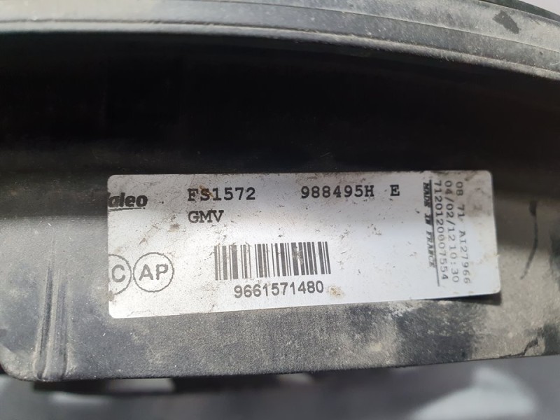 Recambio de electroventilador para citroën c4 picasso exclusive referencia OEM IAM 9661571480 988495H VALEO