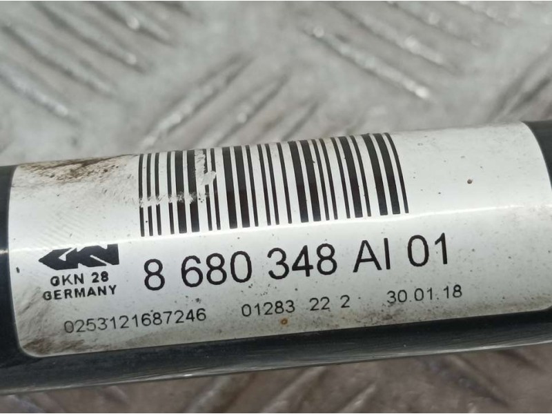 Recambio de transmision trasera derecha para bmw serie 1 lim. (f20/f21) 116d referencia OEM IAM 8680348AI  