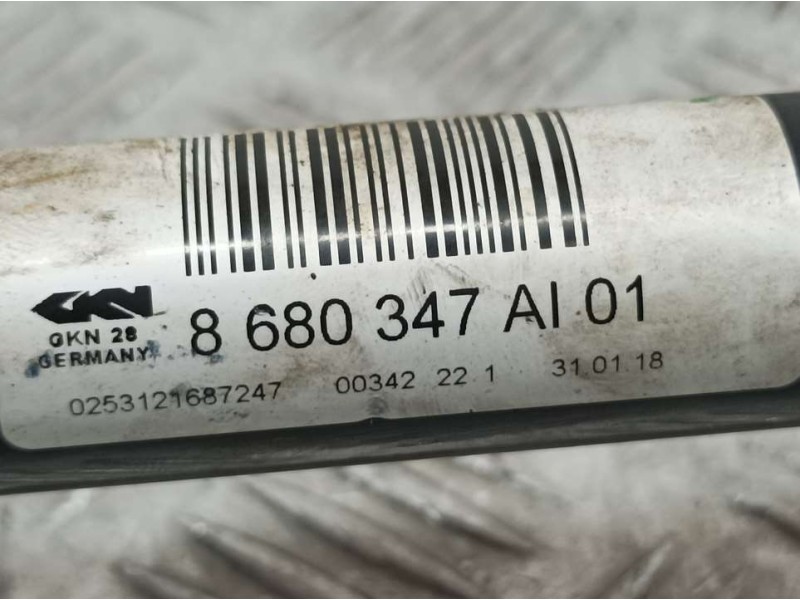 Recambio de transmision trasera izquierda para bmw serie 1 lim. (f20/f21) 116d referencia OEM IAM 8680347AI  