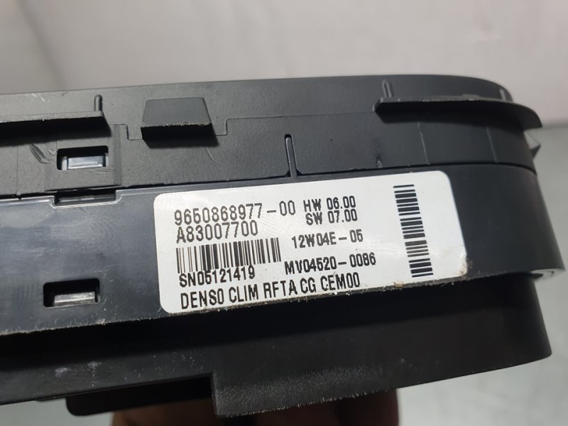 Recambio de mando climatizador para citroën c4 picasso exclusive referencia OEM IAM 9650868977 A83007700 TOCADO