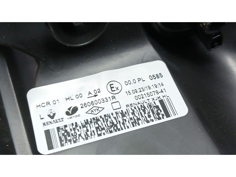 Recambio de faro izquierdo para renault express furgoneta/monovolumen 1.5 blue dci 75 (f6aa) referencia OEM IAM 260600331R 2 PAT