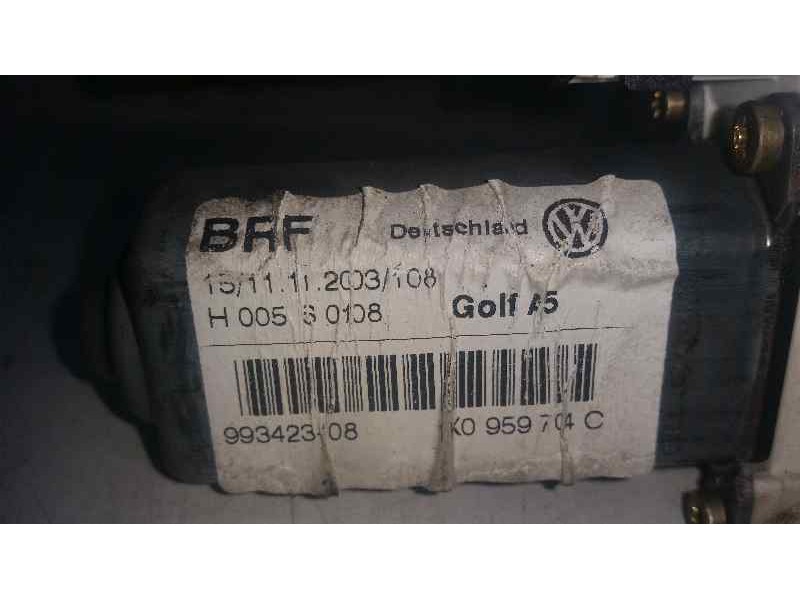 Recambio de motor elevalunas trasero izquierdo para volkswagen golf v berlina (1k1) 2.0 tdi referencia OEM IAM 99342308 1K095970