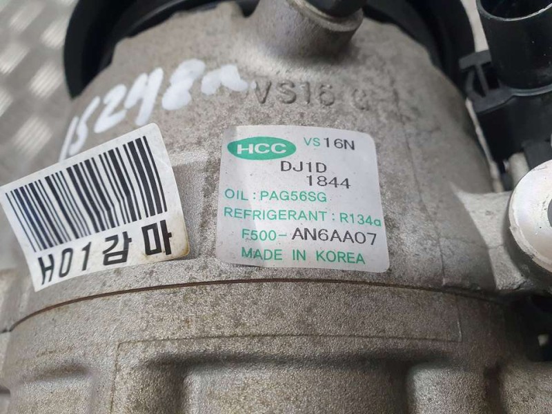 Recambio de compresor aire acondicionado para kia cee´d active referencia OEM IAM F500AN6AA07  