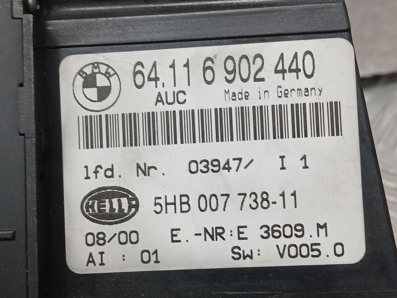 Recambio de mando climatizador para bmw serie 3 berlina (e46) 320d referencia OEM IAM 64118373981 HELLA 5HB00773911
