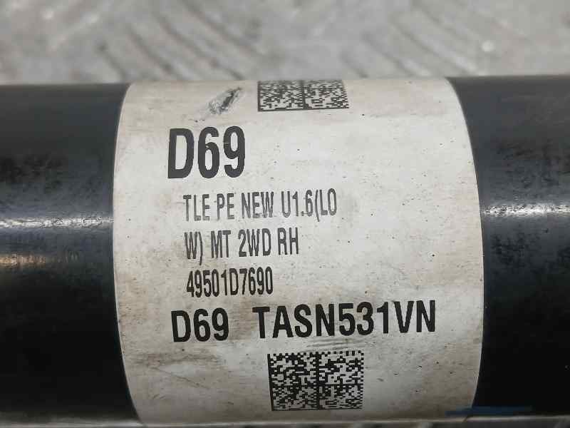 Recambio de transmision delantera derecha para hyundai tucson sle mild-hybrid 2wd referencia OEM IAM 49501D7690  