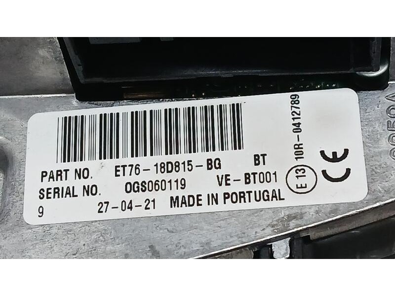 Recambio de sistema audio / radio para ford tourneo courier (c4a) trend referencia OEM IAM ET7618D815BG  0GS060119