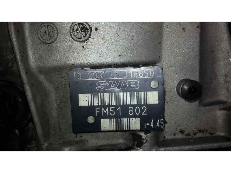 Recambio de caja cambios para saab 900 berlina 2.0 referencia OEM IAM FM51602 J18850 5VELOCIDADES