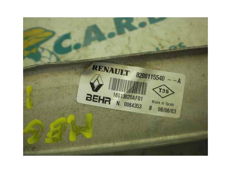 Recambio de intercooler para renault megane ii berlina 5p dynamique referencia OEM IAM 8200115540A  