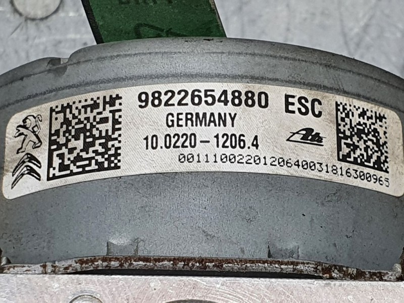 Recambio de abs para peugeot 208 access referencia OEM IAM 9822654880 10022012064 ATE