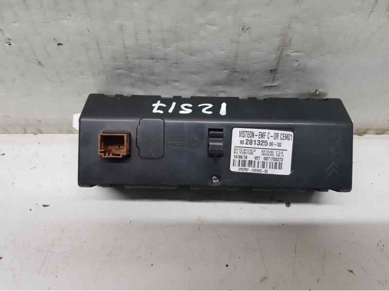 Recambio de pantalla multifuncion para citroën c-elysée feel referencia OEM IAM 9828132580  