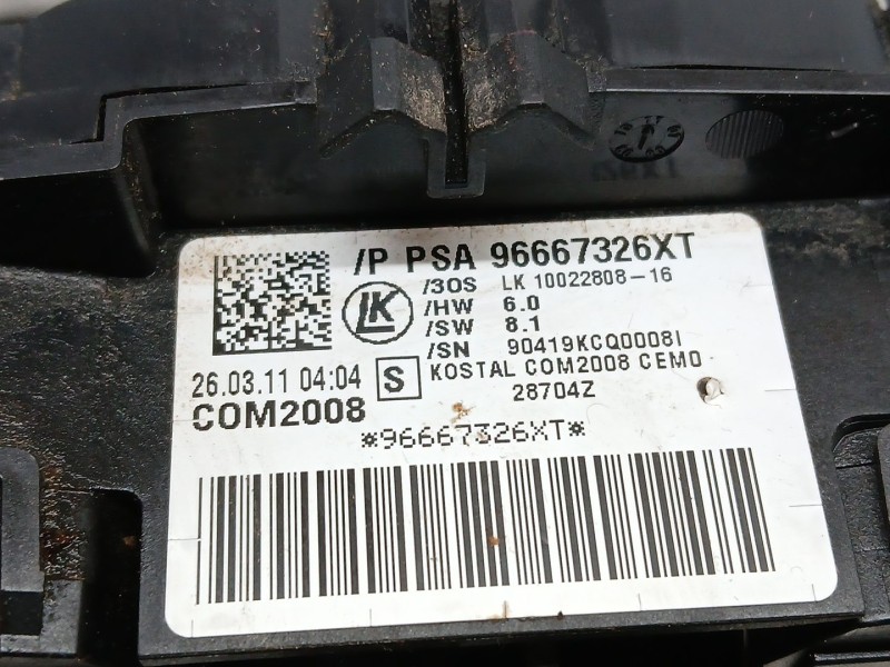 Recambio de mando luces y limpia para citroën ds3 sport referencia OEM IAM 96667326xt  10022808