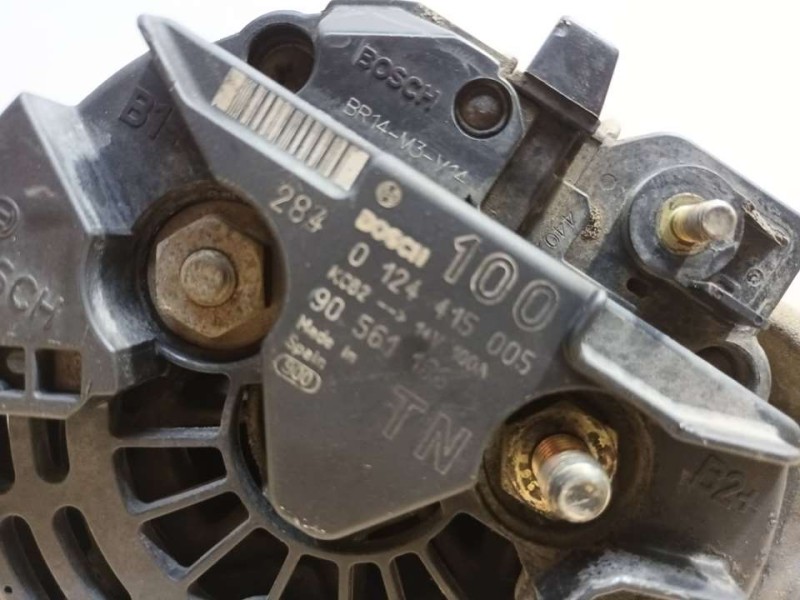 Recambio de alternador para opel zafira a club referencia OEM IAM 0124415005 90561168 BOSCH 100A