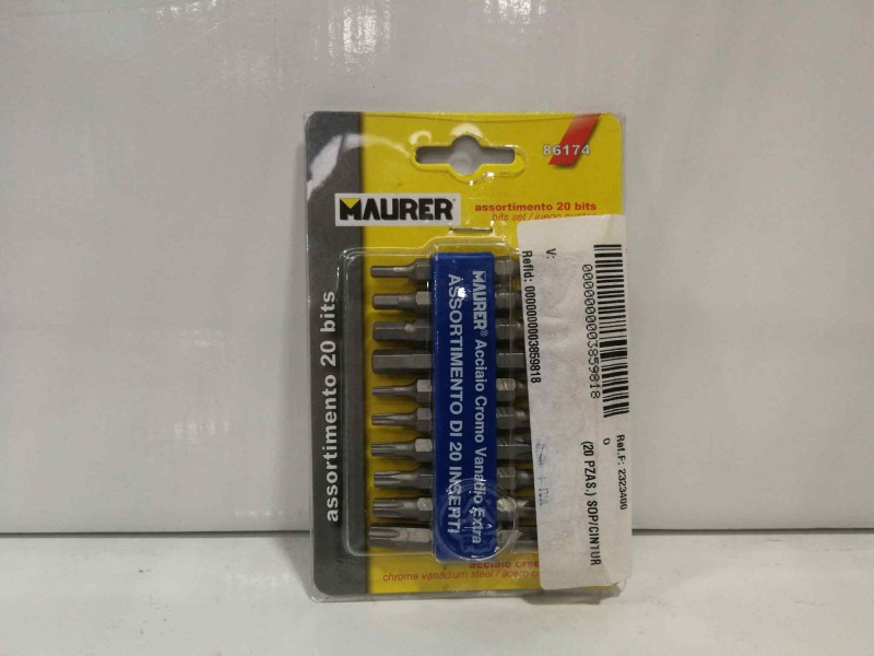 Recambio de jgo.puntas maurer para herramienta - - referencia OEM IAM 2323400 (20 PZAS.) SOP/CINTUR 