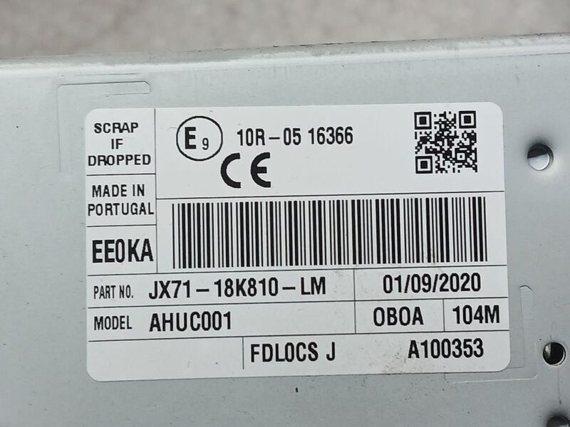 Recambio de sistema audio / radio para ford focus turnier active referencia OEM IAM JX7118K810LM  AHUC001
