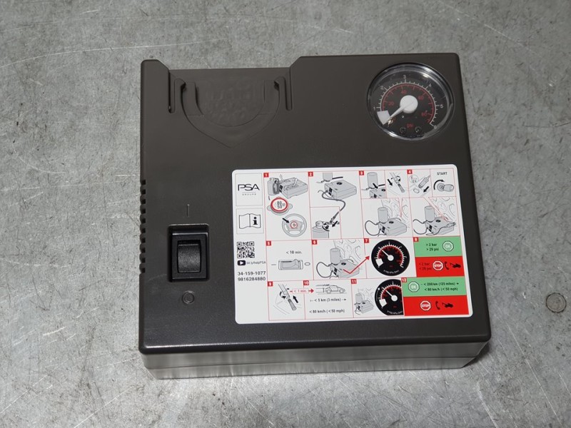 Recambio de compresor inflado de neumaticos para peugeot 208 (p2) active referencia OEM IAM 9816284880  
