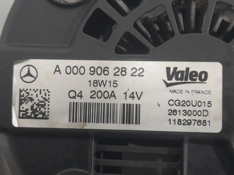 Recambio de alternador para mercedes-benz vito tourer (w447) 114 cdi / 114 bluetec 4-matic (447.701, 447.703,... referencia OEM 
