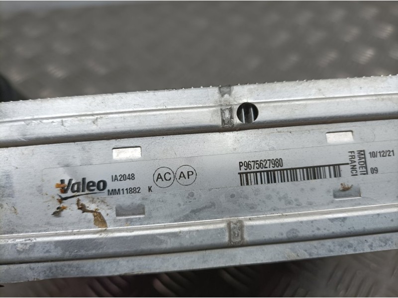 Recambio de intercooler para ds 4 ii 1.2 12v puretech referencia OEM IAM 9675627980 MM11882 VALEO