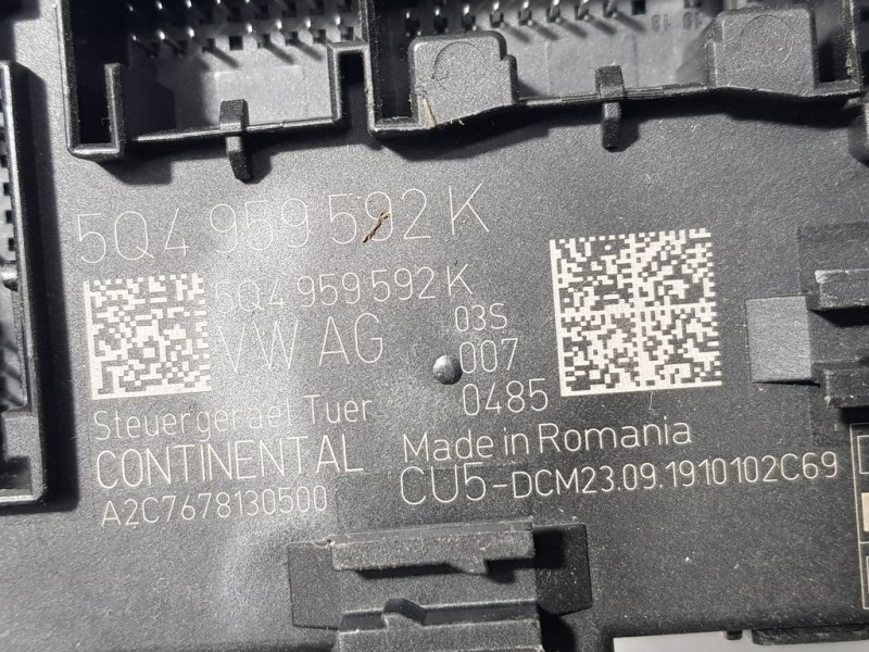 Recambio de modulo electronico para skoda octavia lim. (5e3) active referencia OEM IAM 5Q4959592K A2C7678130500 CONTINENTAL