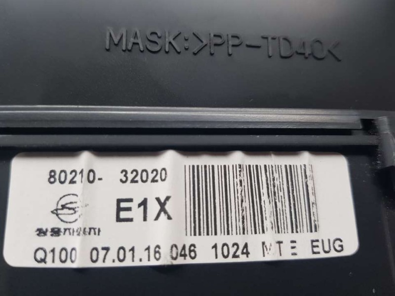 Recambio de cuadro instrumentos para ssangyong actyon sports xdi 4wd referencia OEM IAM 8021032020  CRISTAL ROZADO