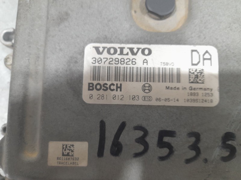 Recambio de centralita motor uce para volvo s60 berlina 2.4 d momentum referencia OEM IAM 30729826A BOSCH 0281012103
