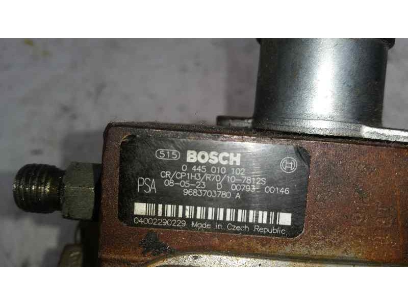 Recambio de bomba alta presion para citroën c4 berlina 1.6 16v hdi fap referencia OEM IAM 0445010102 9683703780A BOSCH