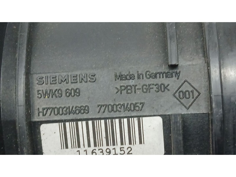 Recambio de caudalimetro para renault laguna ii (bg0/1_) 1.9 dci (bg08, bg0g) referencia OEM IAM 7700314669 SIEMENS 7700314057 5