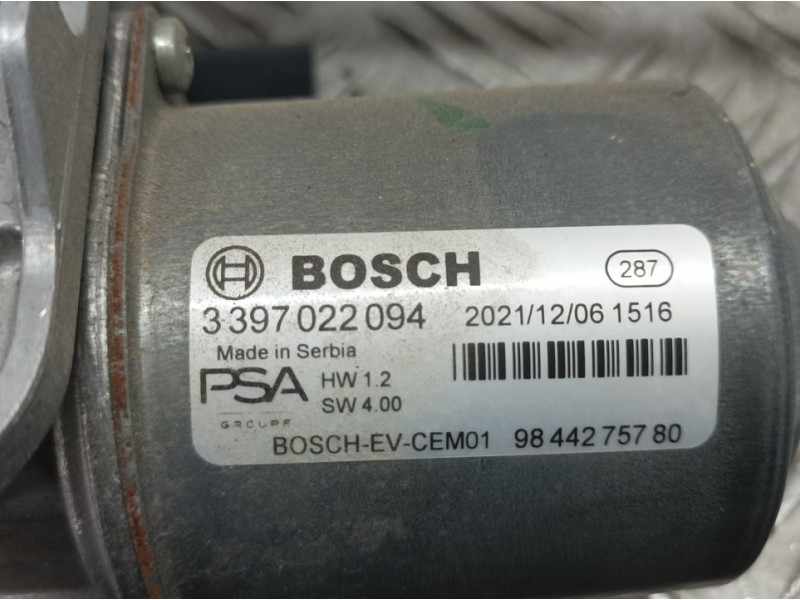 Recambio de motor limpia delantero para ds 4 ii 1.2 12v puretech referencia OEM IAM 9844275780 3397022094 BOSCH