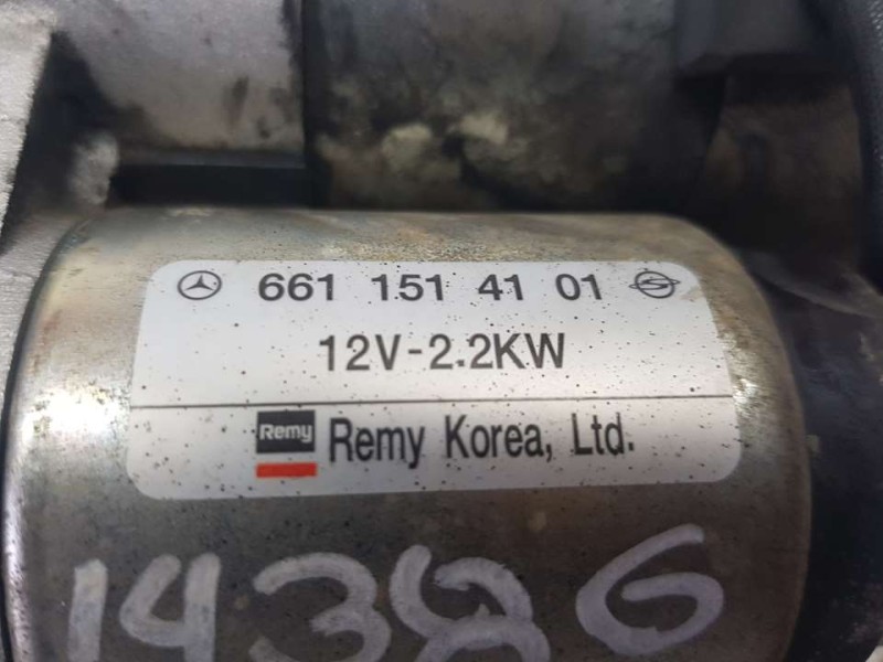 Recambio de motor arranque para ssangyong actyon sports xdi 4wd referencia OEM IAM 6611514101  REMY