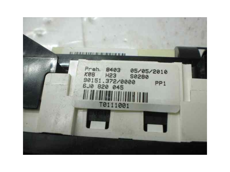 Recambio de mando calefaccion / aire acondicionado para seat ibiza (6j5) 1.4 tdi referencia OEM IAM 901513720000 6J0820045 