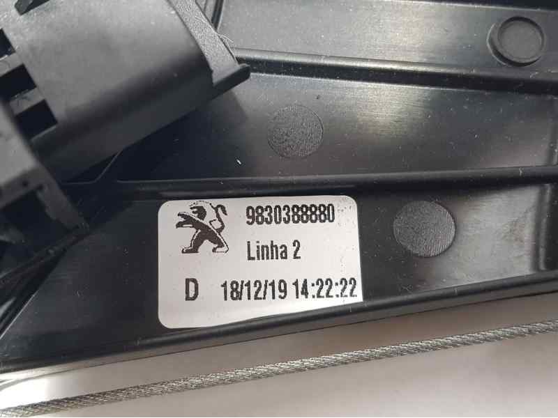 Recambio de elevalunas trasero derecho para peugeot 3008 gt line referencia OEM IAM 9830388880  ELÉCTRICO 6 PINS