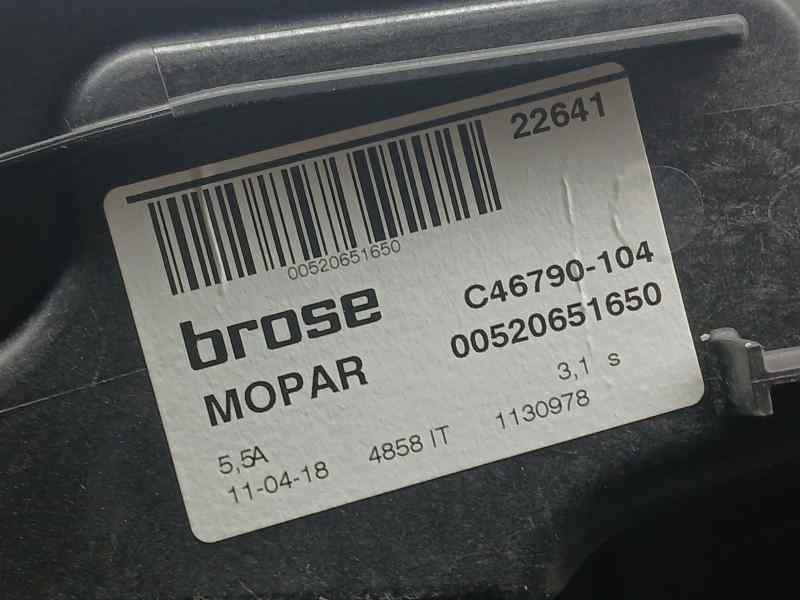 Recambio de elevalunas trasero derecho para jeep renegade sport fwd referencia OEM IAM 520651650 C46790104 ELECTRICO BROSE