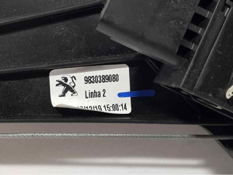 Recambio de elevalunas trasero izquierdo para peugeot 3008 gt line referencia OEM IAM 9830389080  ELÉCTRICO 6 PINS